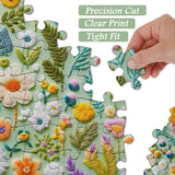 Floral Stitches Jigsaw Puzzle 1000 Pieces