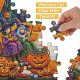 Witch Pumpkin Party Jigsaw Puzzle 1000 Pieces