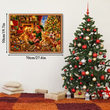 Animaux mignons et veille de Noël Puzzle 1000 pièces
