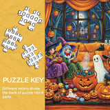 Witch Pumpkin Party Jigsaw Puzzle 1000 Pieces