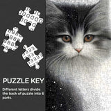 Cat Snow Mist Jigsaw Puzzle 1000 Pieces