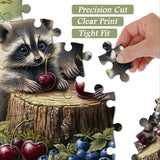 Raccoons Berry Time Jigsaw Puzzle 1000 Piece