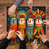 Feather Crown Tribe Jigsaw Puzzle 1000 Pieces