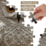 Puzzle Hibou Sculpté 1000 Pièces