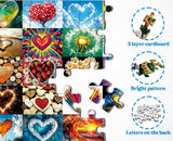 Puzzle Kaléidoscope de l'Amour 1000 pièces