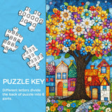 Colorful Village Jigsaw Puzzles 1000 Pieces