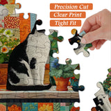 Quilted Cat Jigsaw Puzzle 1000 Pieces