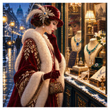 Snowy notte gioielli strada Jigsaw Puzzle 1000 pezzi