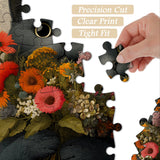 Flower Cat Jigsaw Puzzle 1000 Pieces