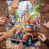 Puzzle di Città con Profumo di Fiori 1000 Pezzi