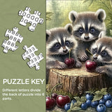 Raccoons Berry Time Jigsaw Puzzle 1000 Piece