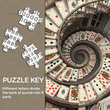 Card spiral staircase Jigsaw Puzzle 1000 Piece