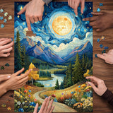 Starlit Valley Jigsaw Puzzle 1000 Pieces