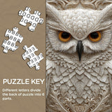 Puzzle Hibou Sculpté 1000 Pièces