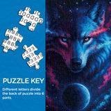 Cosmic Wolf Jigsaw Puzzle 1000 Pieces