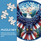 Glory of Freedom Eagle Jigsaw Puzzle 1000 Pieces