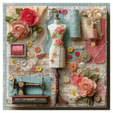 Puzzle Atelier di cucito floreale 1000 pezzi