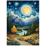 Starlit Valley Jigsaw Puzzle 1000 Pieces
