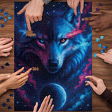 Cosmic Wolf Jigsaw Puzzle 1000 Pieces