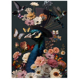 Floral Peacock Jigsaw Puzzle 1000 Piece