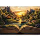 Book of Sunset Jigsaw Puzzle 1000 Piece