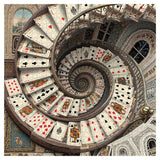 Card spiral staircase Jigsaw Puzzle 1000 Piece