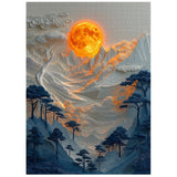 Moonlit Mountains Jigsaw Puzzle 1000 Pieces