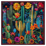 Patchwork Cactus Jigsaw Puzzle 1000 Piece