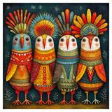 Feather Crown Tribe Jigsaw Puzzle 1000 Pieces