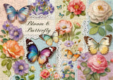 Butterfly Bloom Jigsaw Puzzle 1000 Pieces
