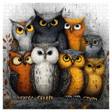 Puzzle de Hiboux Fantaisistes 1000 Pièces