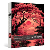 Twilight Cherry Blossoms Jigsaw Puzzle 1000 Pieces