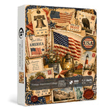 Vintage Americana Collage Puzzle 1000 Teile