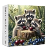 Raccoons Berry Time Jigsaw Puzzle 1000 Piece