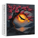 Eagle Sunset Dreams Jigsaw Puzzle 1000 Pieces