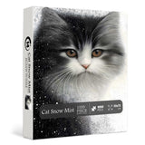 Cat Snow Mist Jigsaw Puzzle 1000 Pieces