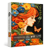 Puzzle Muse Floral Broderie 1000 Pièces
