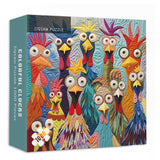 Colorful Clucks Jigsaw Puzzle 1000 Piece