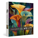 Colorful Calla Lilies Jigsaw Puzzle 1000 Pieces