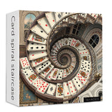Card spiral staircase Jigsaw Puzzle 1000 Piece