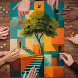 Tree of Geometry Jigsaw Puzzle 1000 Pieces