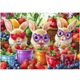 Sweet Bunny Trio Jigsaw Puzzle 1000 Pieces