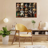 Royaler Hundeporträt-Puzzle 1000 Teile