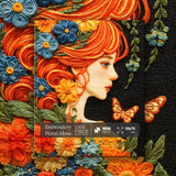 Puzzle Muse Floral Broderie 1000 Pièces