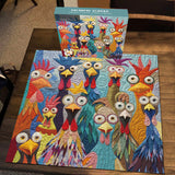 Colorful Clucks Jigsaw Puzzle 1000 Piece