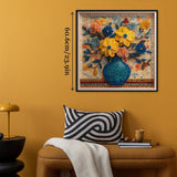 Puzzle en forme de vase à fleurs en papier - 1000 pièces