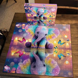 Rainbow Elephant Jigsaw Puzzle 1000 Piece