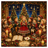 Natale dei bambini Carols Jigsaw Puzzle 1000 Pezzi