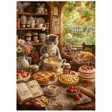 Cat's Baking Time Jigsaw Puzzle 1000 Pieces