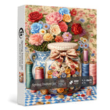 Spring button jar Jigsaw Puzzle 1000 Pieces